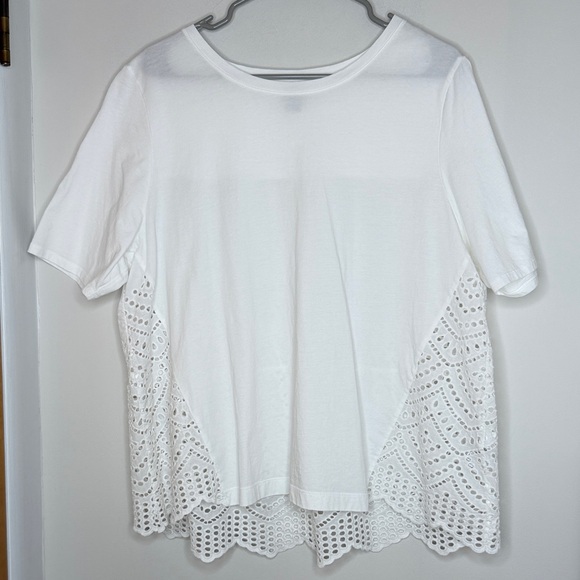 Chico's 100% Cotton Shirt Size 3 (XL) - Picture 3 of 12